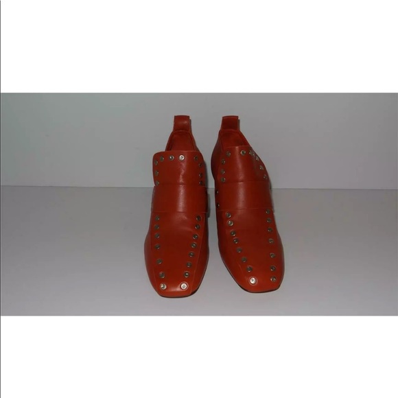 CELINE SOFT LEATHER PUMP 70 STUD DETAIL LOAFERS - Picture 2 of 11